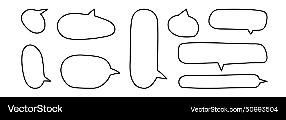 Bubble for text Vector Image