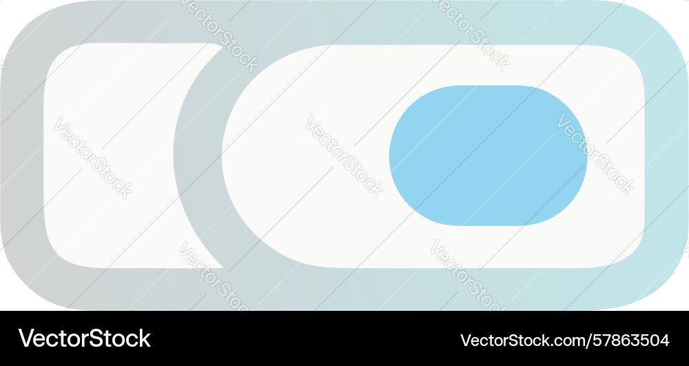 Camera shutter with blue highlight design Vector Image