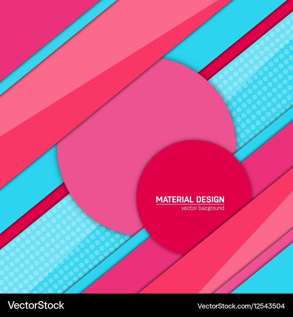 Material design background abstract vector image
