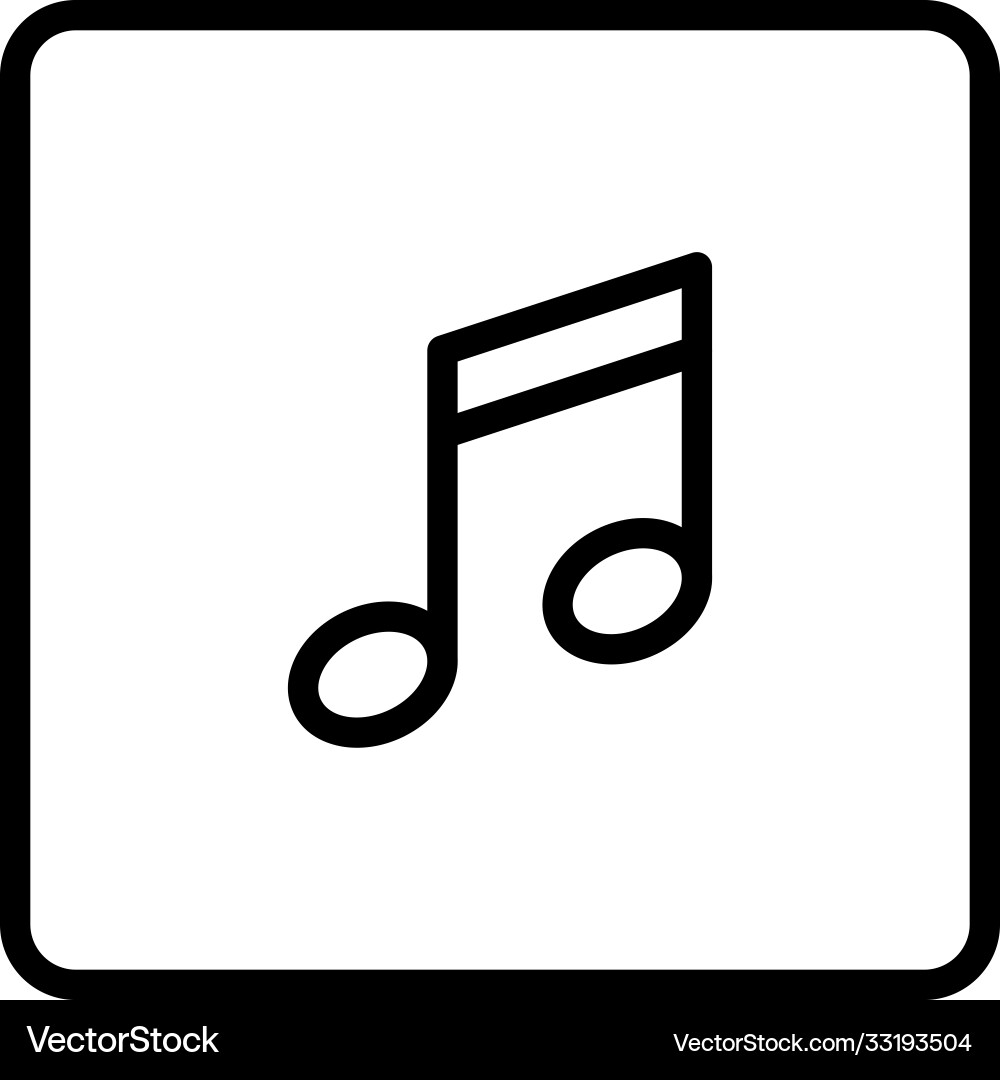 Notes line icon Vector Image