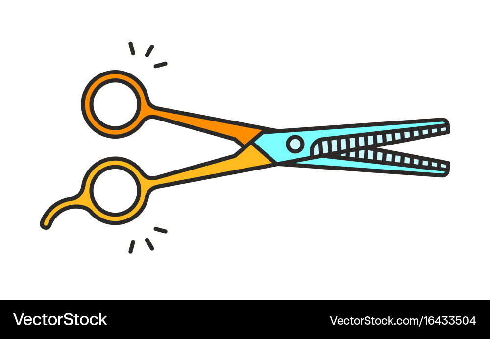 Scissors icon vector image