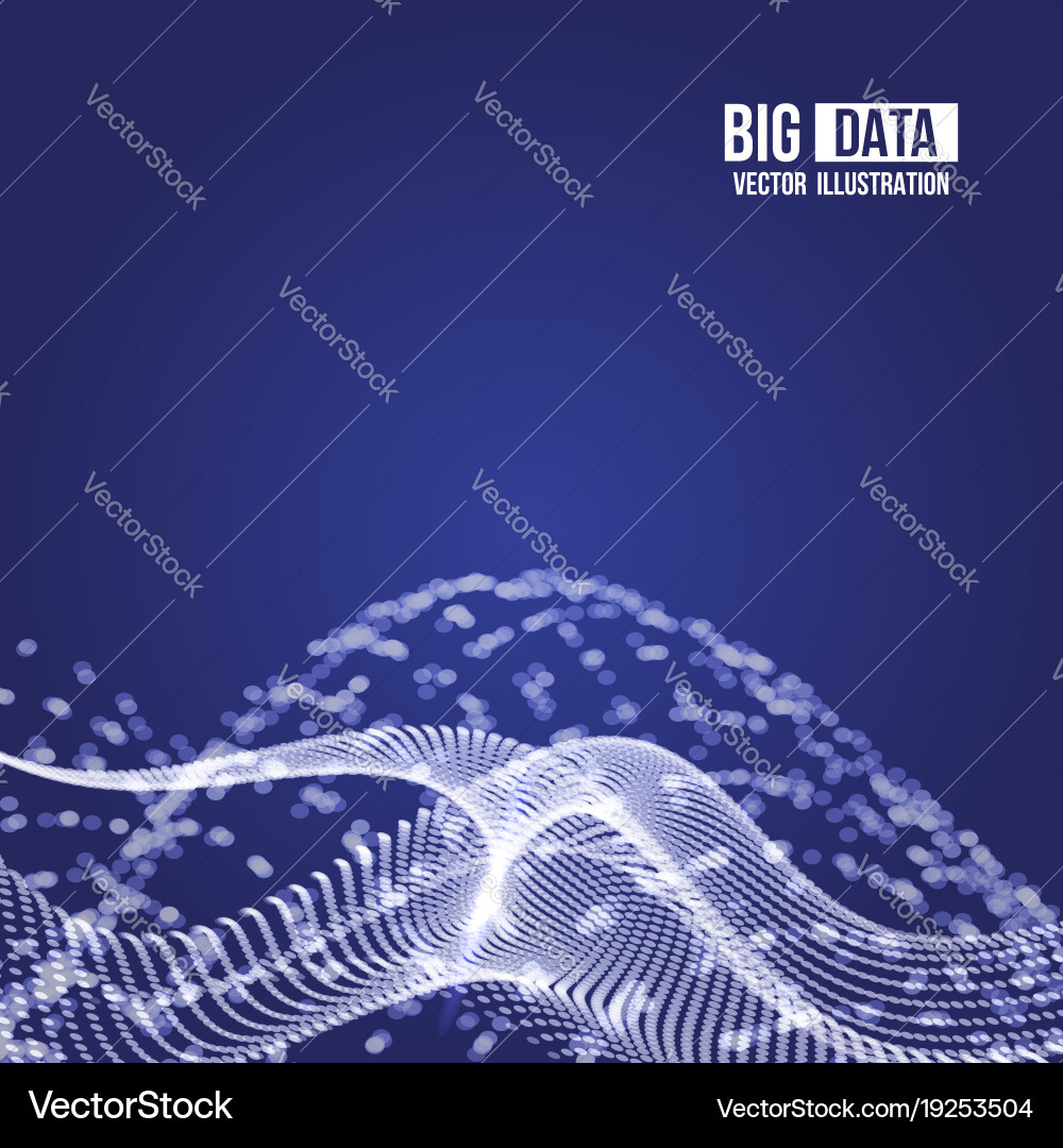 Visual analytics for big data vector image