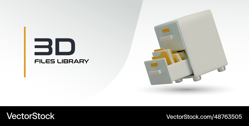 Concept of electronic archive file library Concept of electronic archive file library vector image
