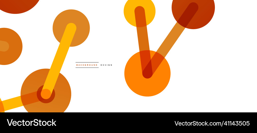Connected Dots Abstract Background vector image