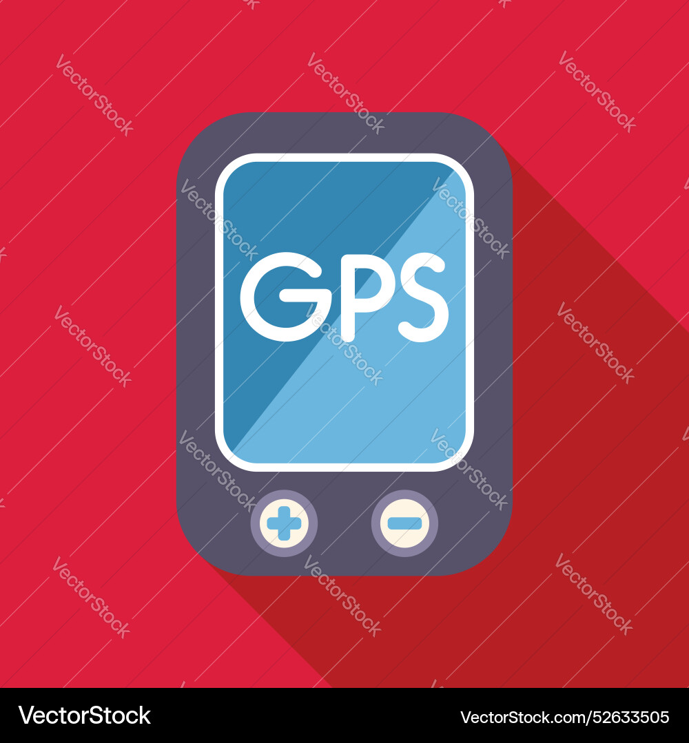 Gps navigator device showing navigation app Gps navigator device showing navigation app vector image