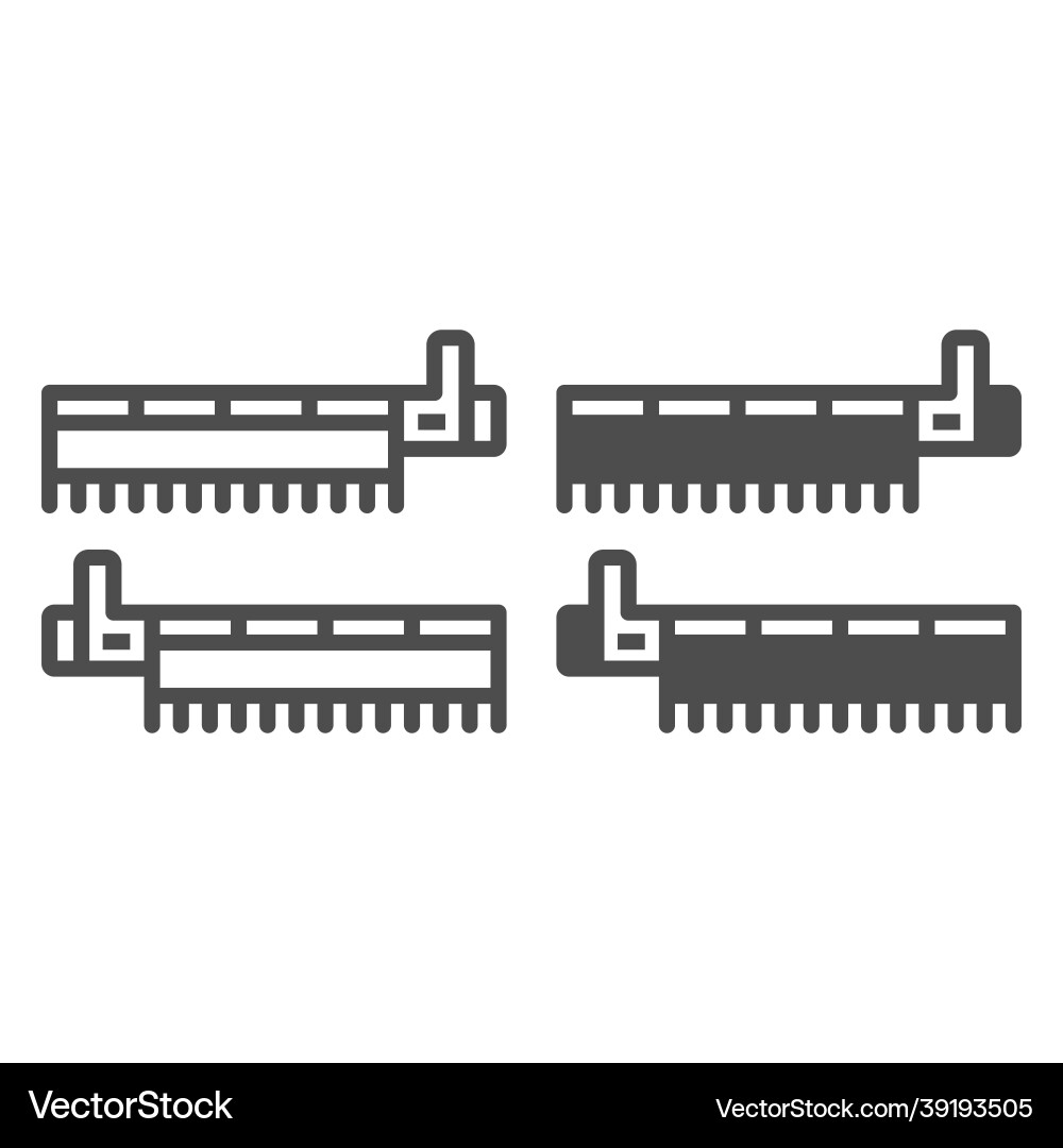 Pci simple communications controller line Pci simple communications controller line vector image