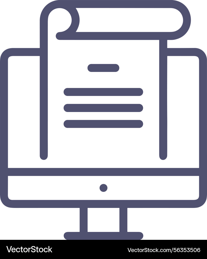 Computer icon symbol image Computer icon symbol image Vector Image