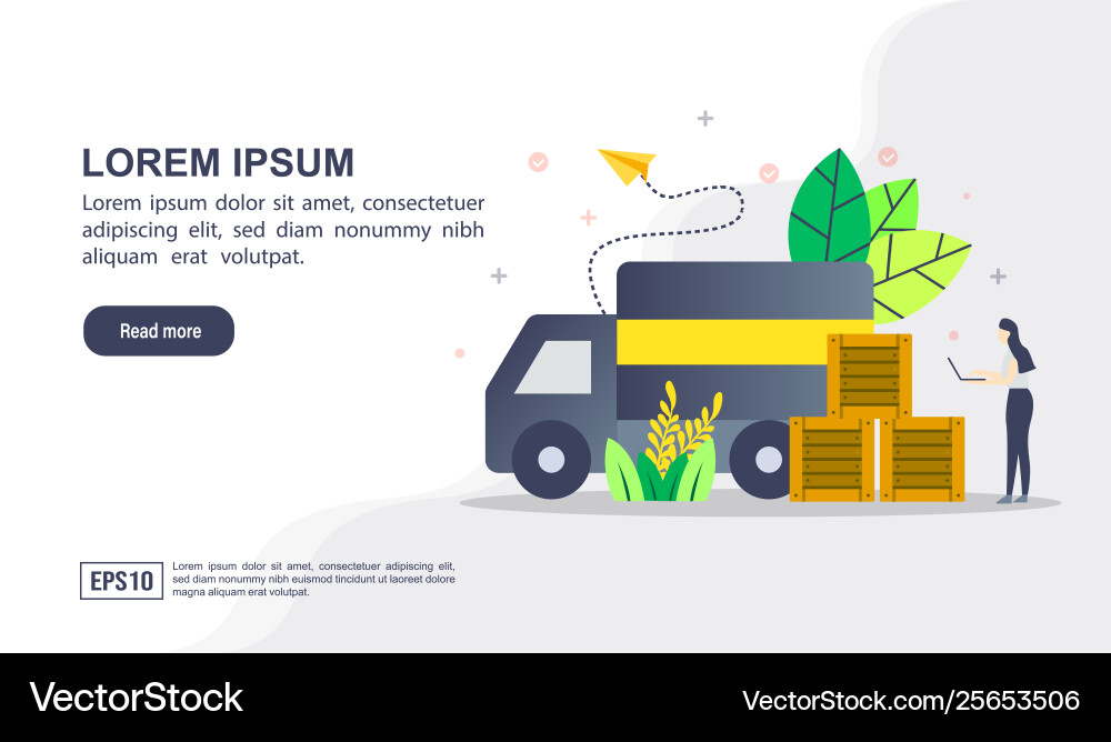 Concept logistic distribution with character Concept logistic distribution with character vector image
