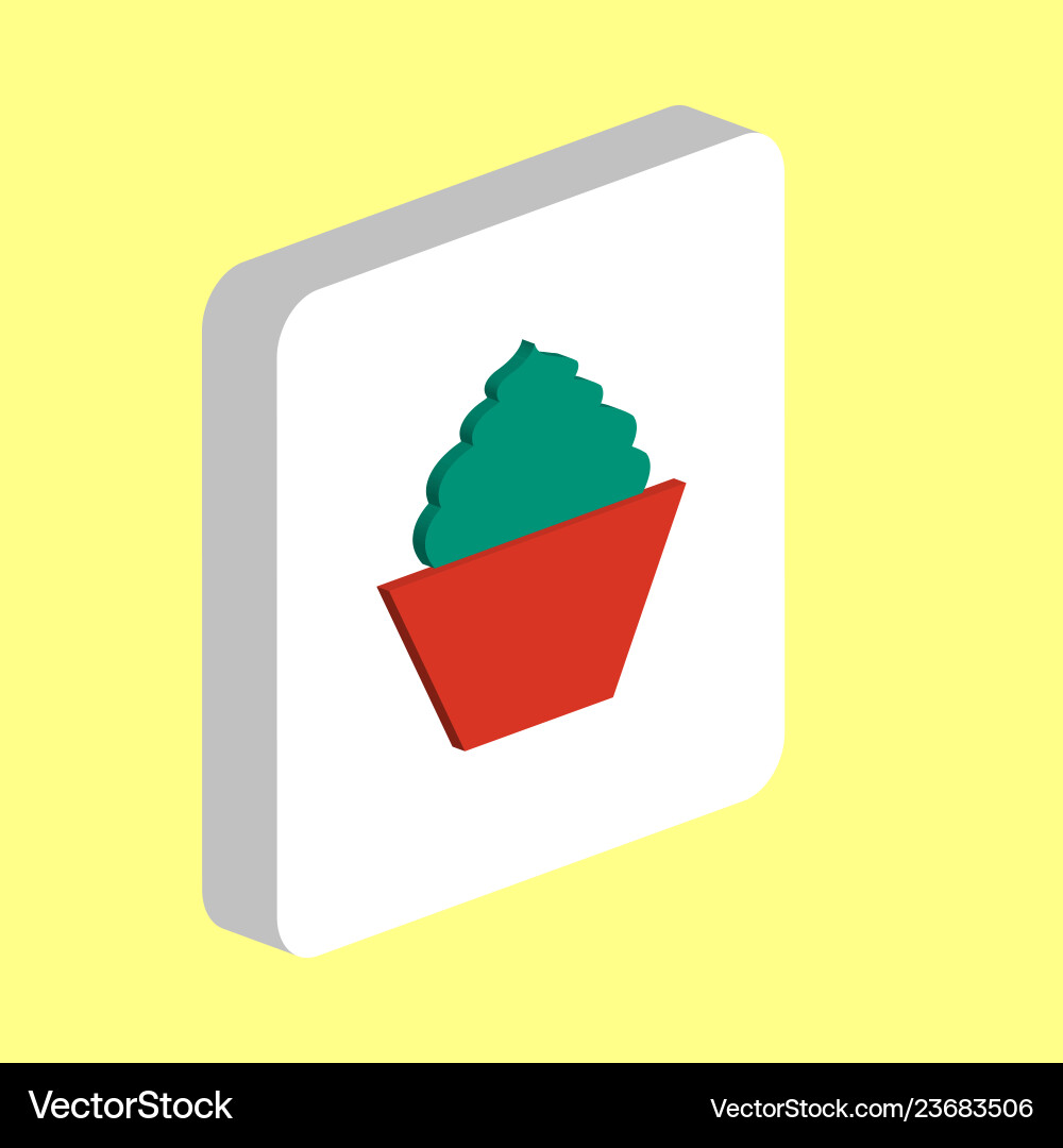 Cupcake computer symbol Cupcake computer symbol Vector Image