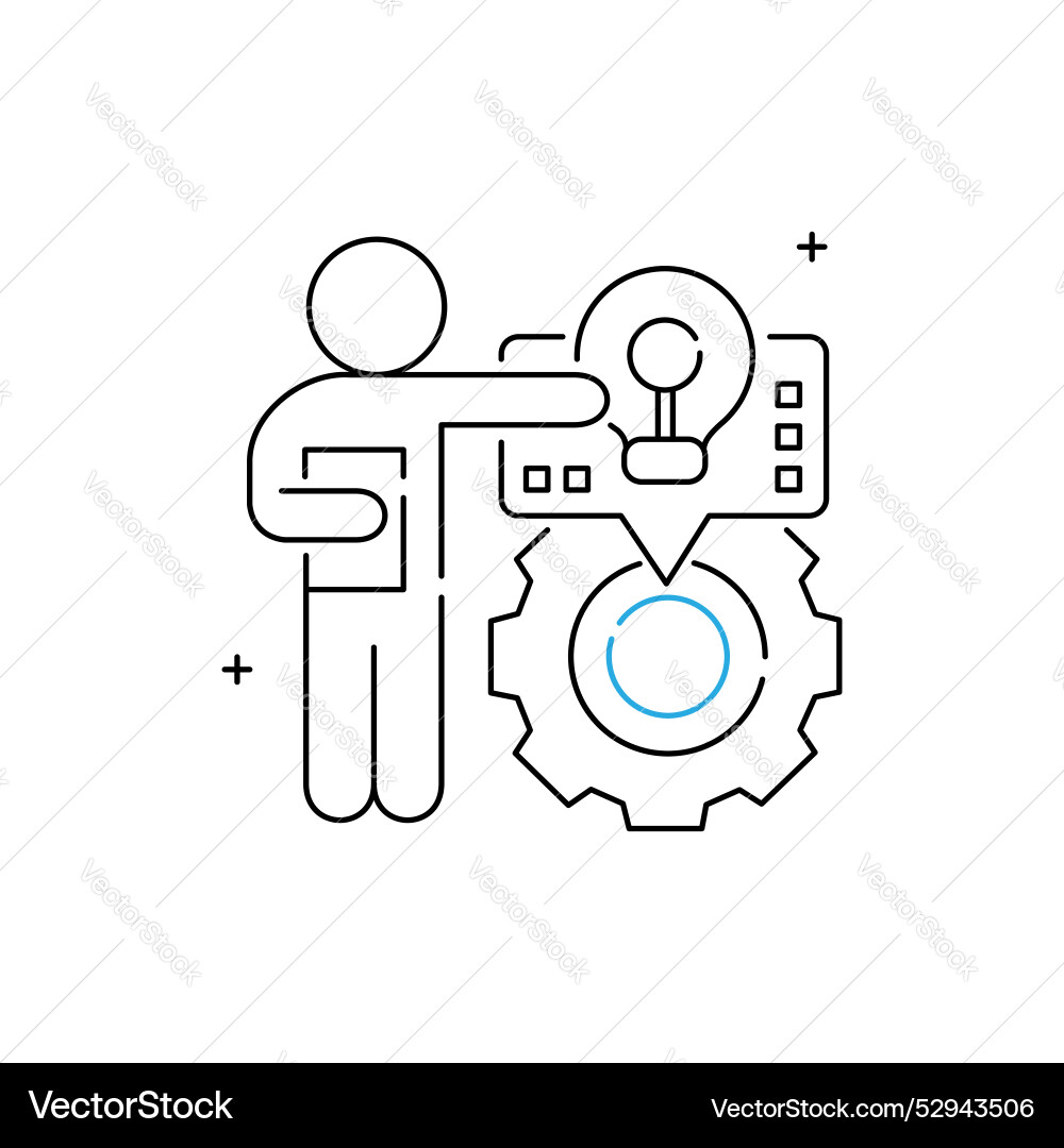 Goal-driven task icon design accomplishment vector image