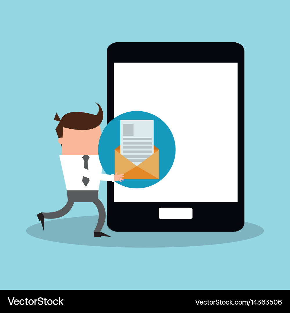 Instant messaging related icons image vector image