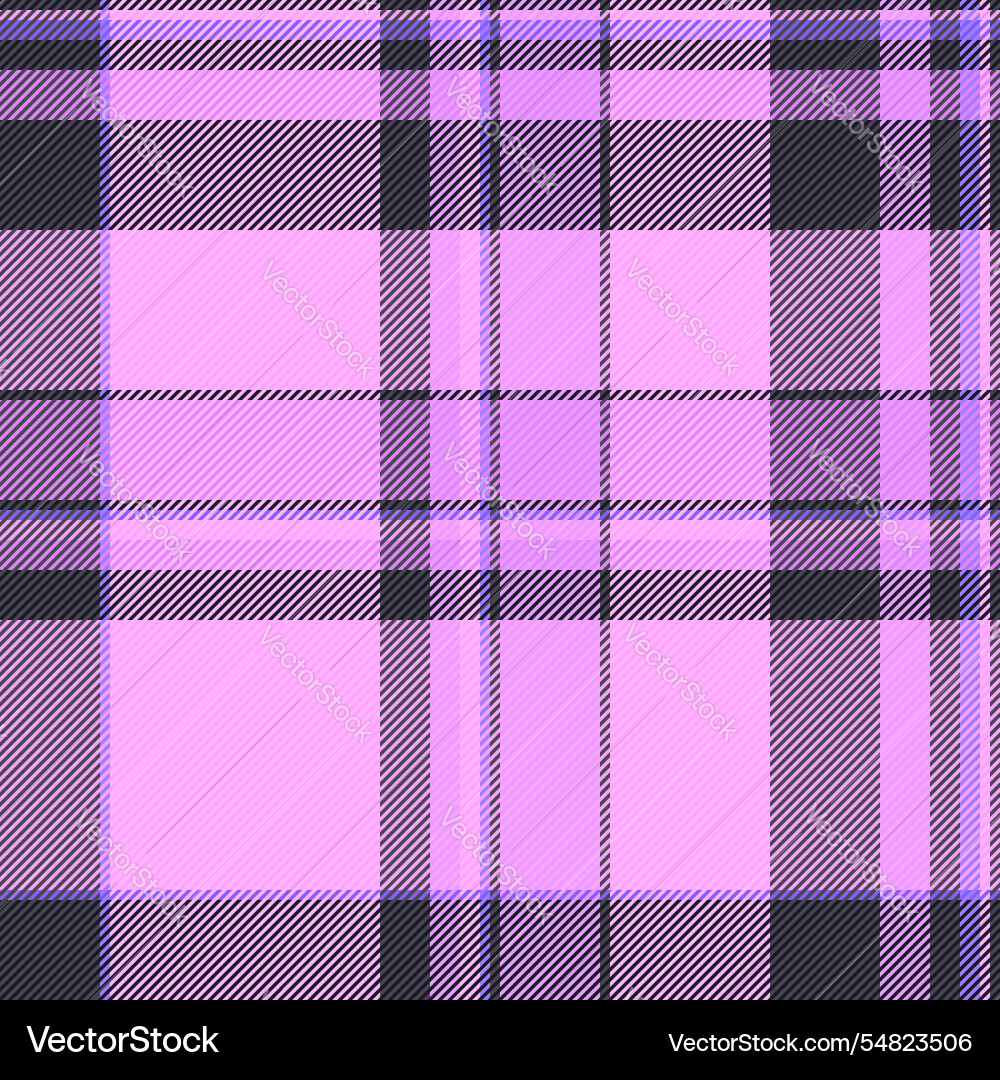Overlayed seamless pattern package check fabric vector image