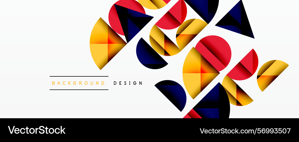 Abstract geometric shapes overlap creating Abstract geometric shapes overlap creating Vector Image