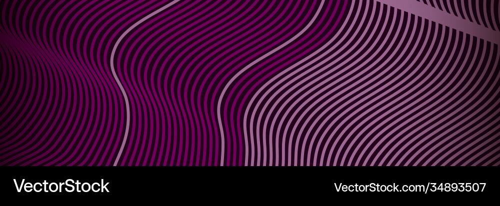Banner wave lines pattern an abstract stripe Banner wave lines pattern an abstract stripe Vector Image