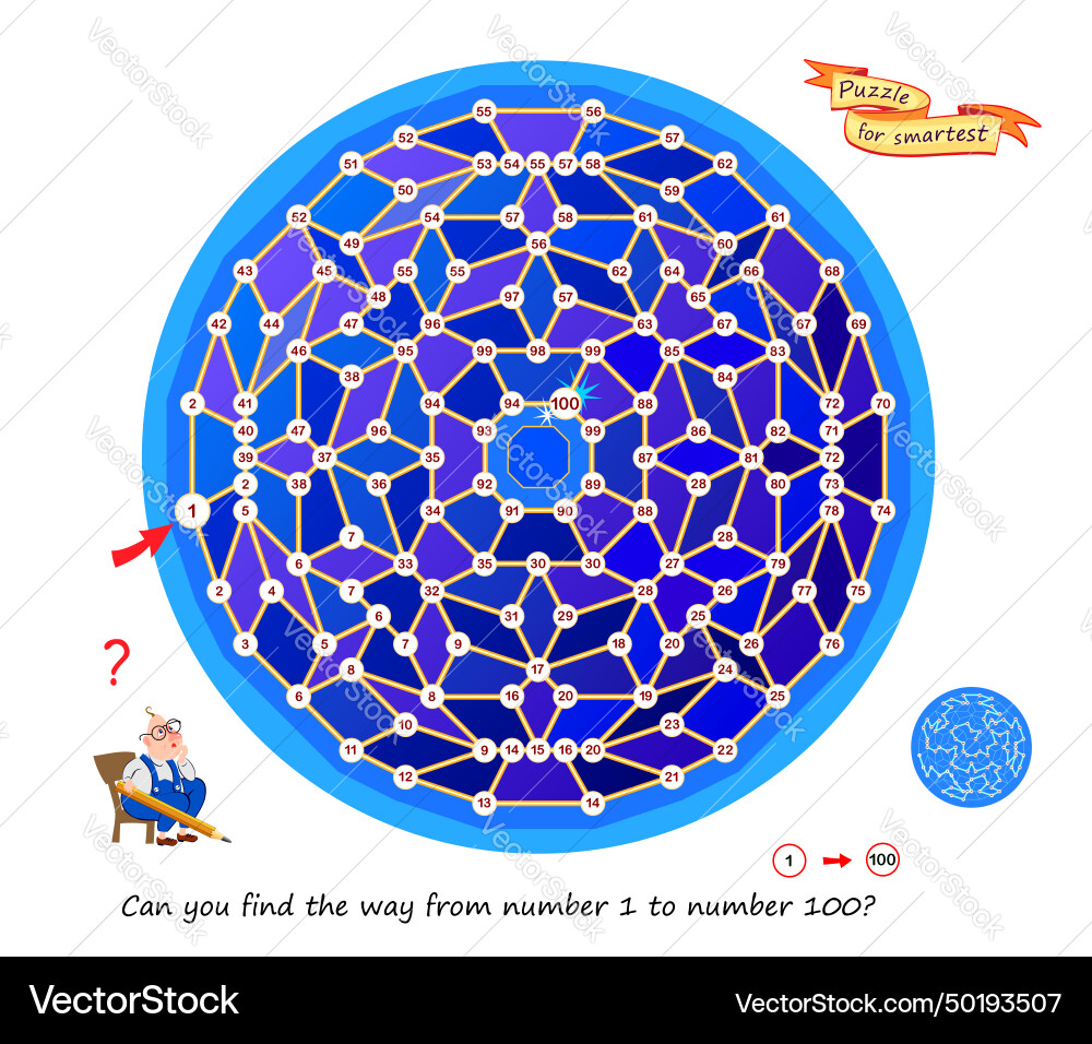 Best labyrinths can you find the way from number Best labyrinths can you find the way from number vector image