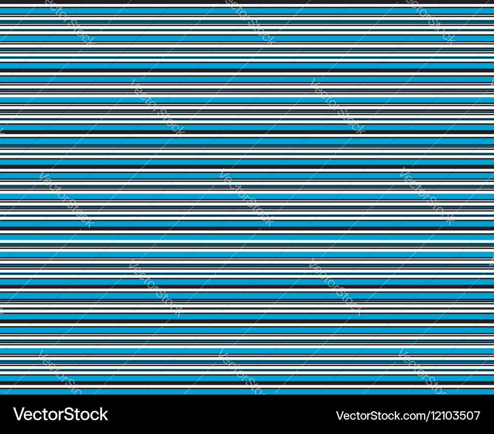 Blue abstract lines seamless pattern Vector Image