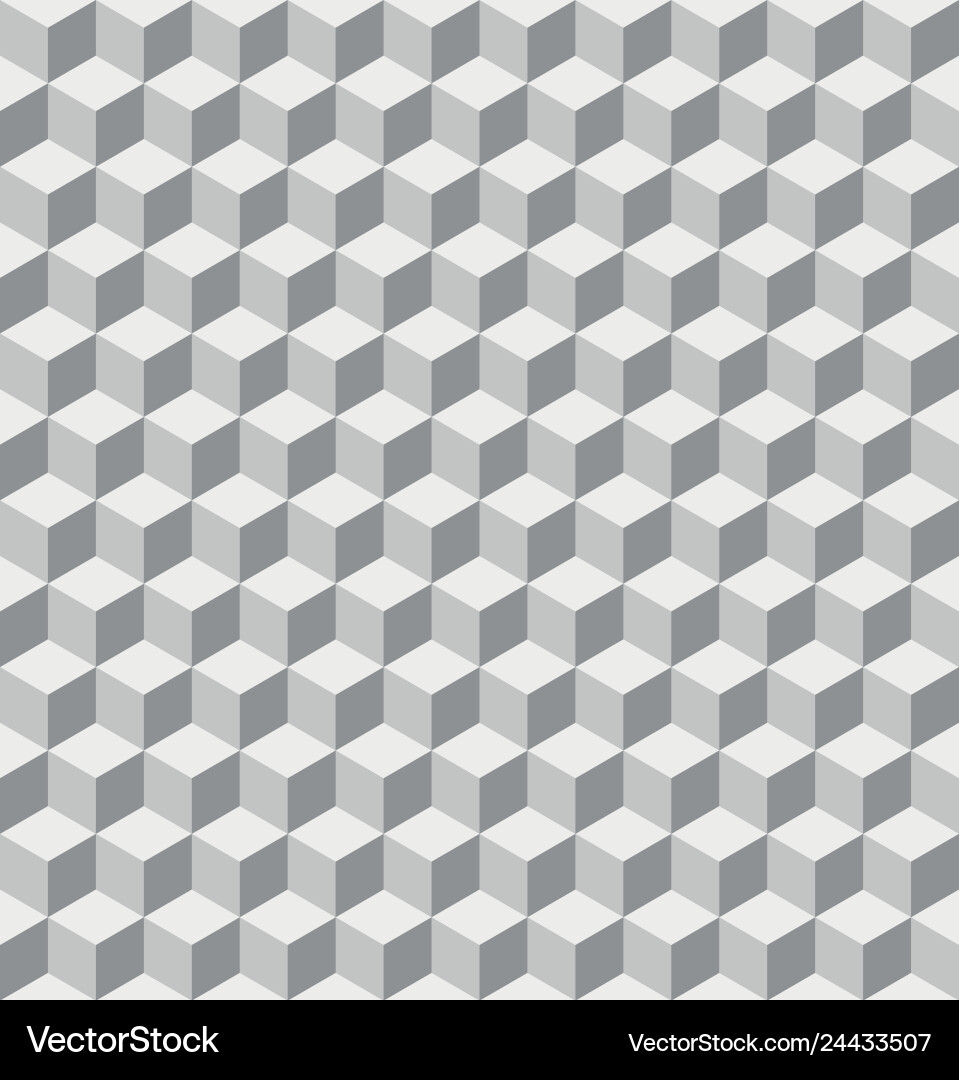 Seamless 3d geometrical pattern of cubes abstract Seamless 3d geometrical pattern of cubes abstract vector image