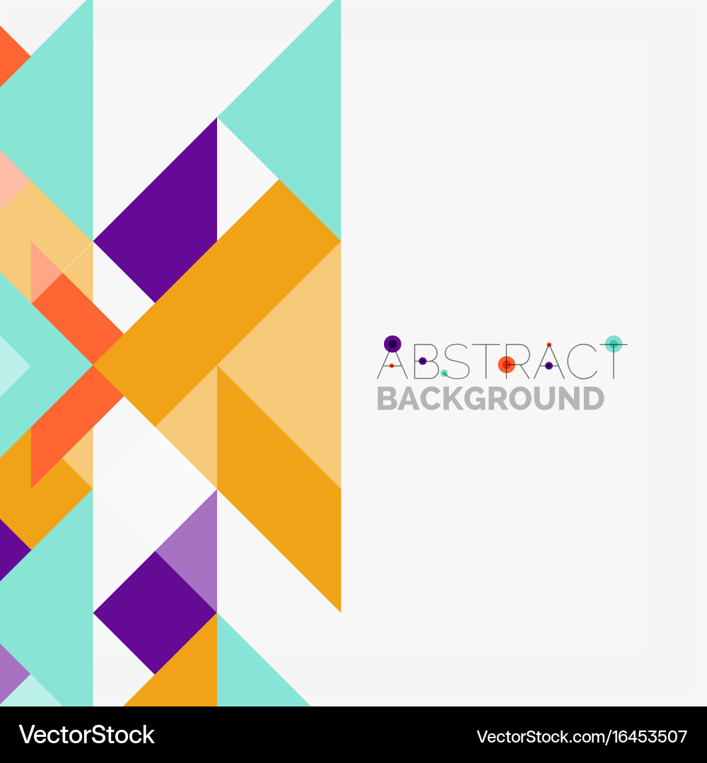 Triangle pattern design background Vector Image