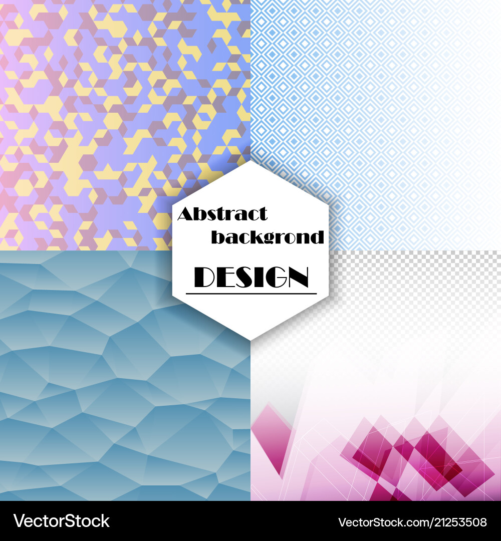 Collection of abstract multicolored backgrounds Collection of abstract multicolored backgrounds vector image
