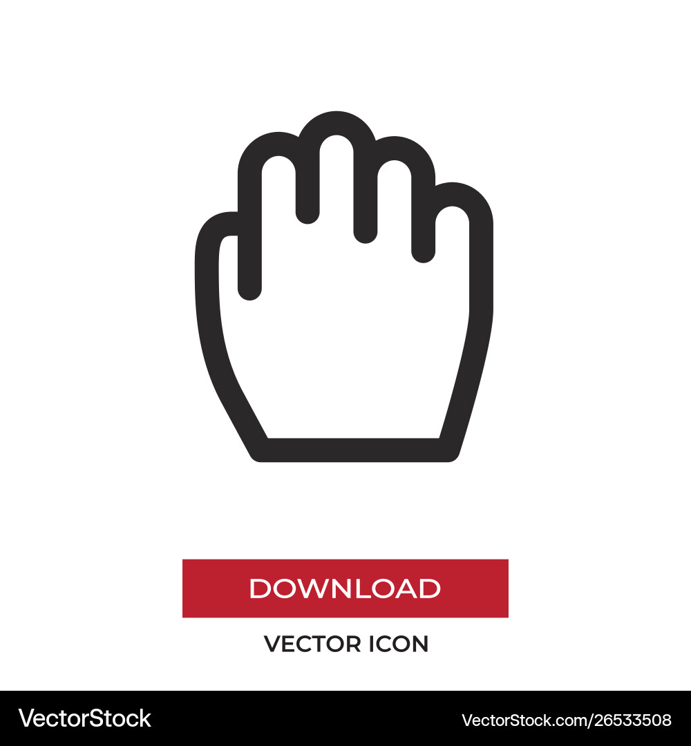 Drag icon in modern style for web site and mobile Drag icon in modern style for web site and mobile vector image