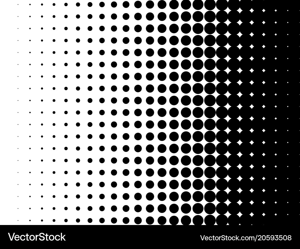 Halftone Dot Gradient Background vector image