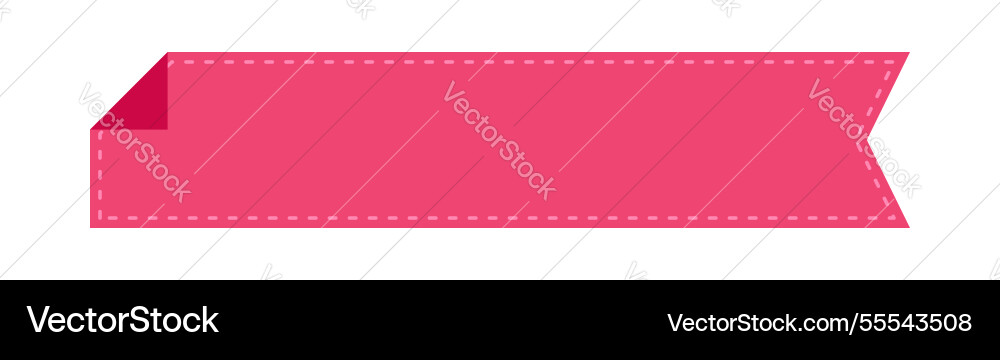 Label frame simple pink tag rectangular Label frame simple pink tag rectangular vector image