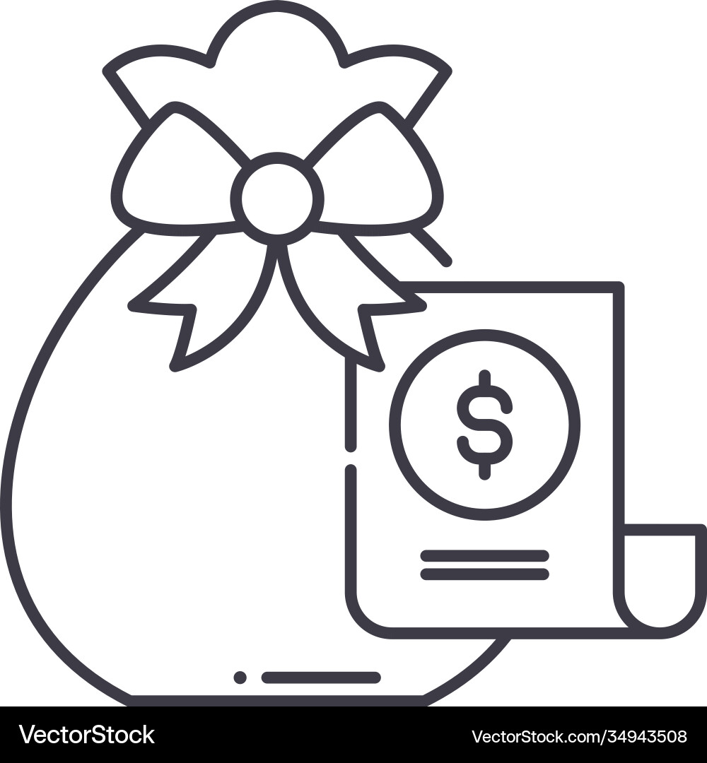 Legacy icon linear isolated thin Legacy icon linear isolated thin vector image