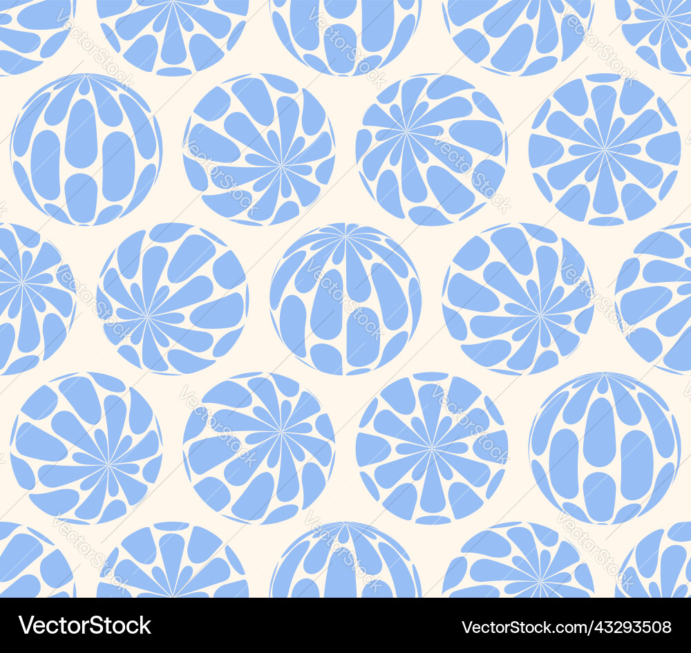 Pattern Ball 3d Scale patterned crazy 3d balls seamless abstract Vector Image