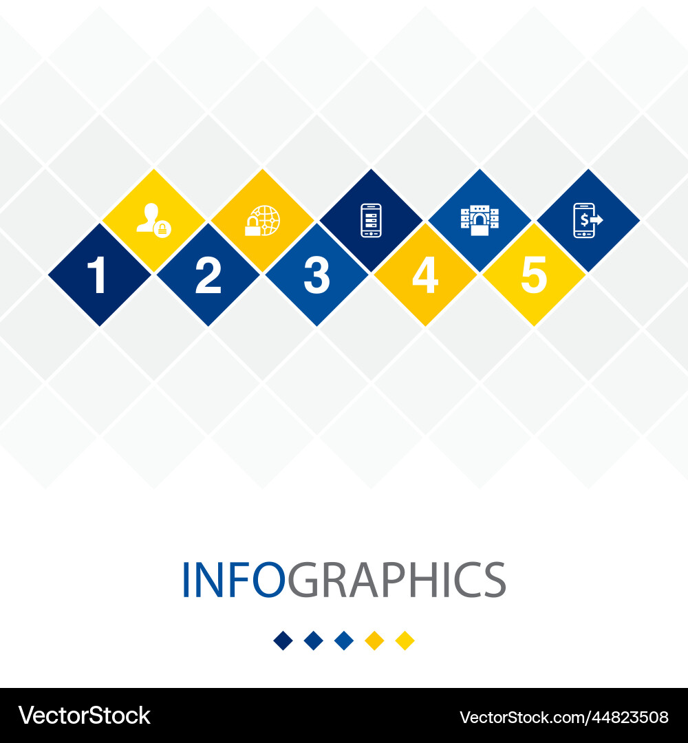 User authentication internet security mobile vector image