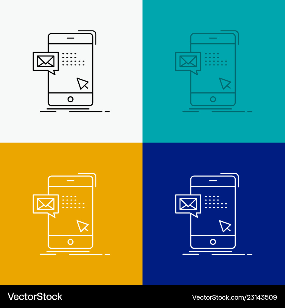 Bulk dialog instant mail message icon over Bulk dialog instant mail message icon over Vector Image