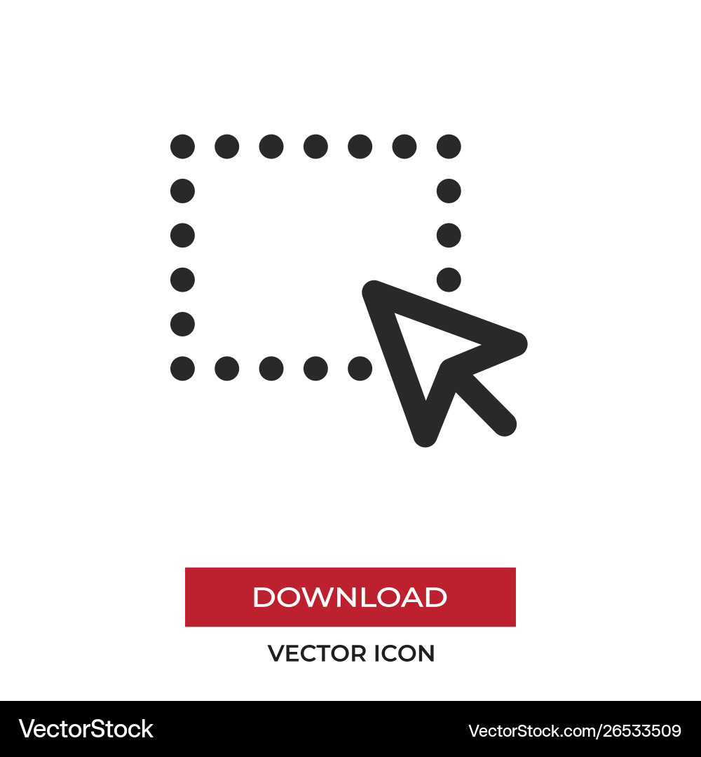 Drag icon in modern style for web site and mobile Drag icon in modern style for web site and mobile vector image