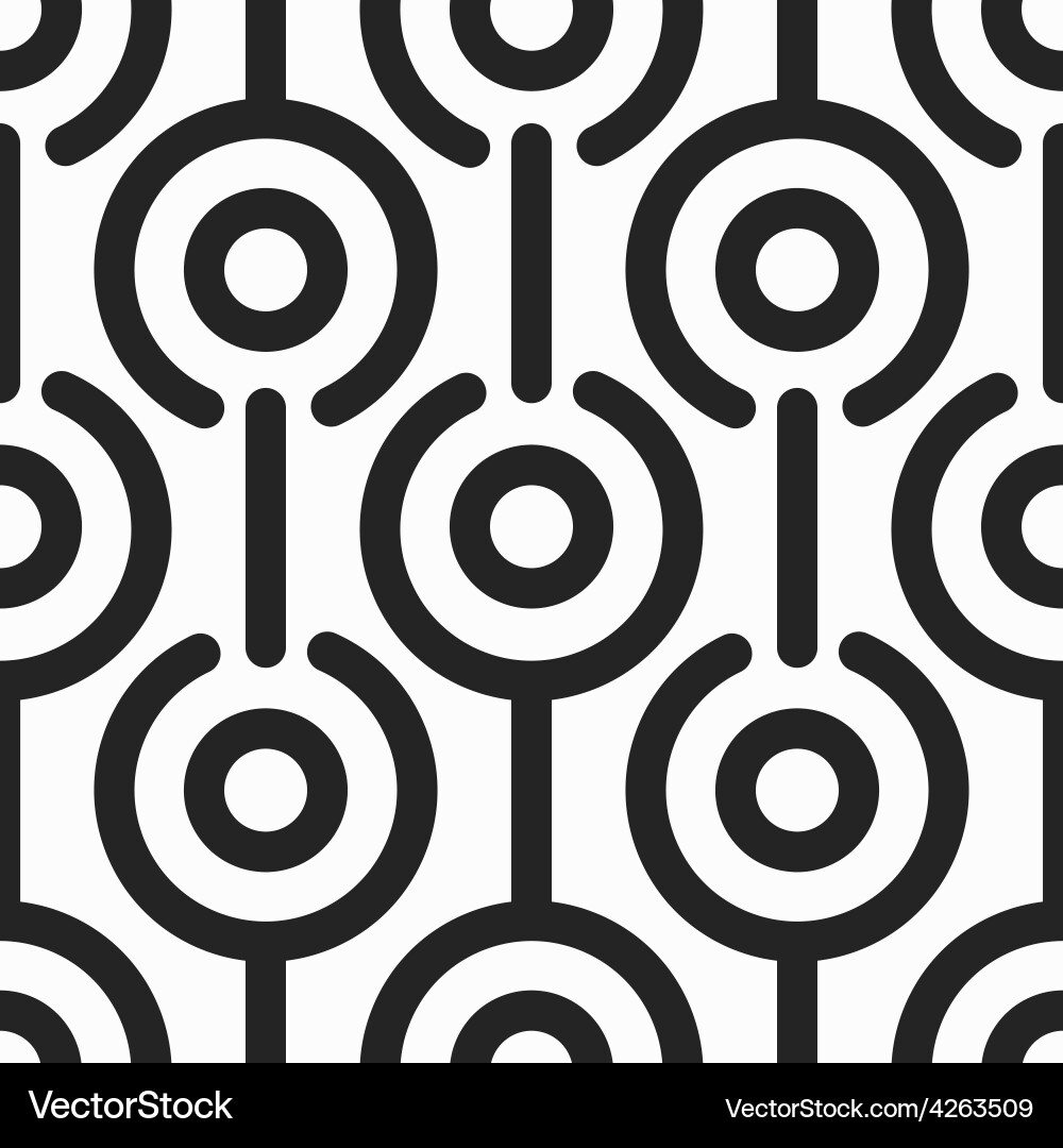 Retro Circle Pattern vector image