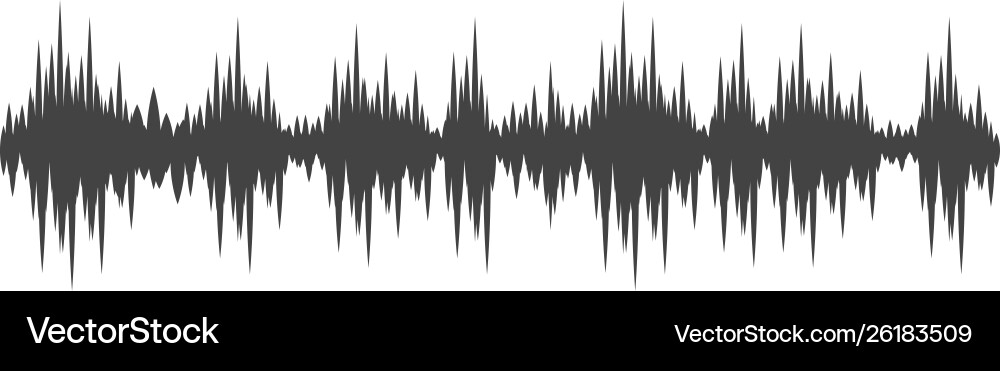 Sound waves Royalty Free Vector Image - VectorStock