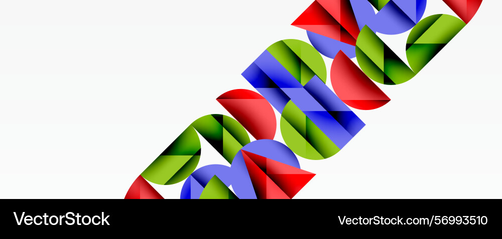 Abstract geometric shapes overlap creating Abstract geometric shapes overlap creating vector image