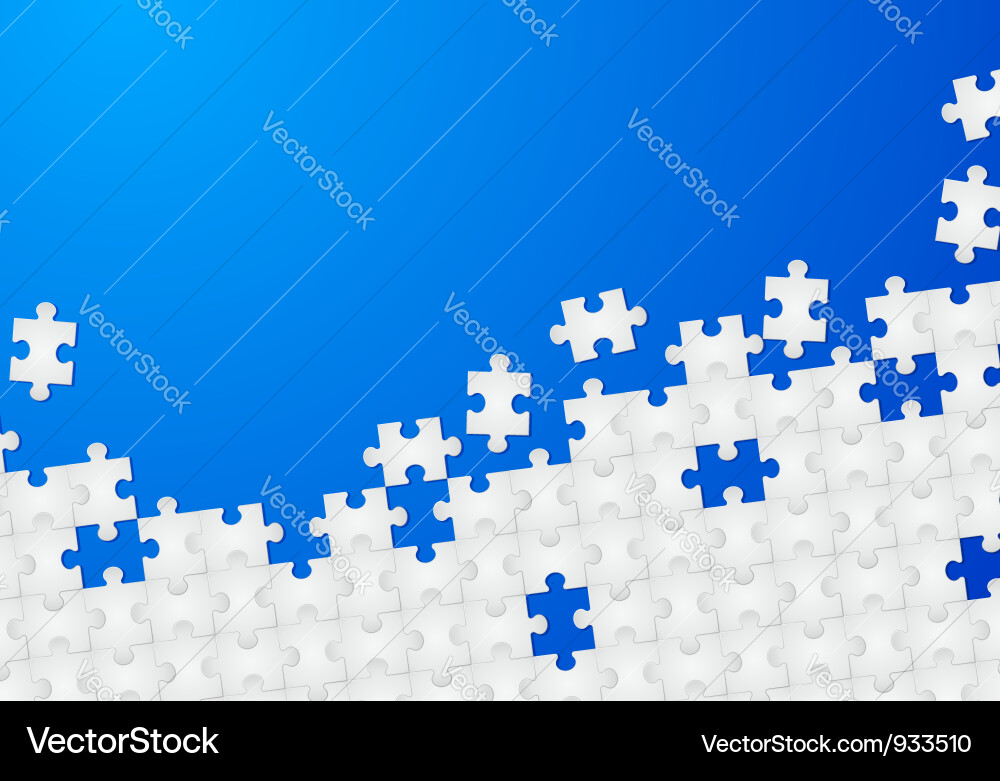 Abstract Puzzle Background vector image