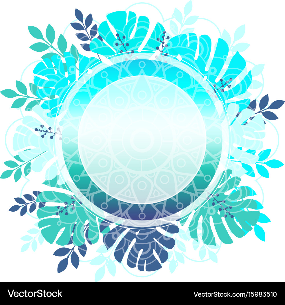 Abstract template with gradient backgrounds vector image