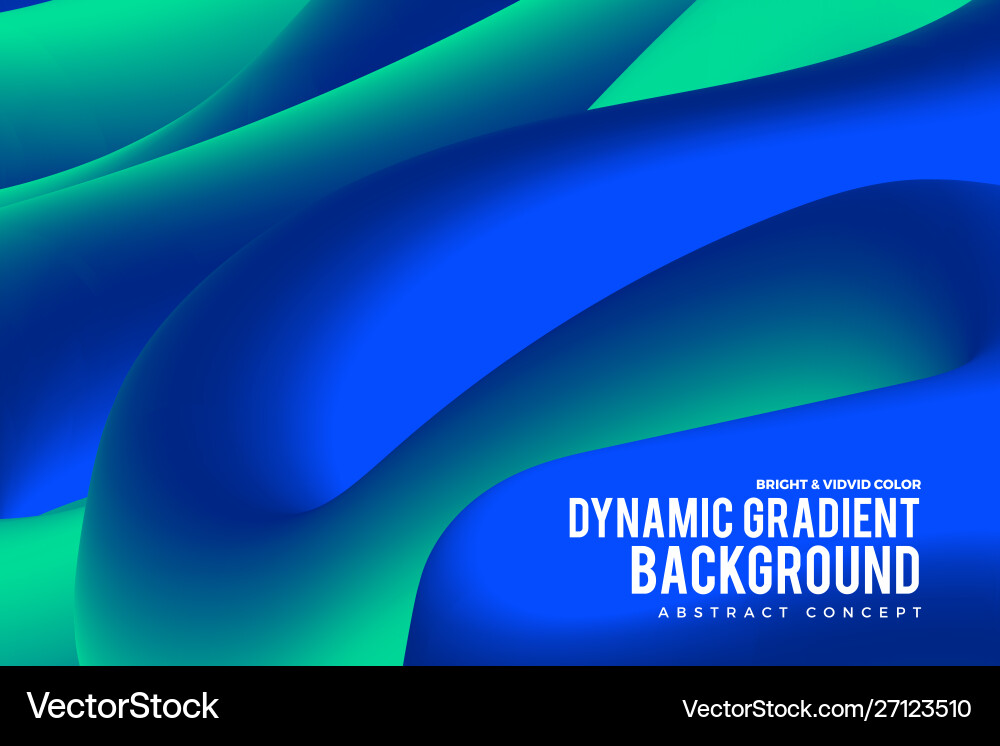 Fluid gradient background vector image