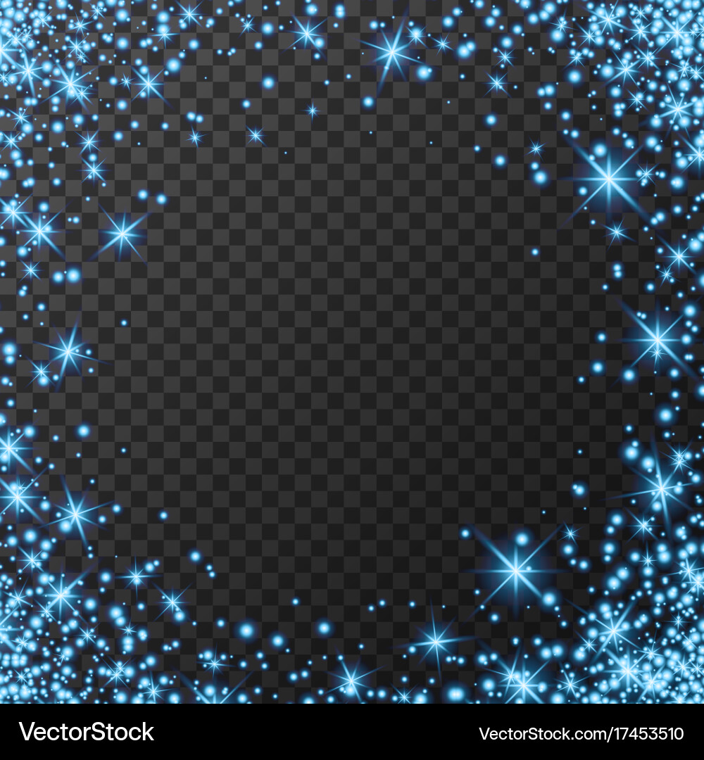 Light effect on transparent background Vector Image