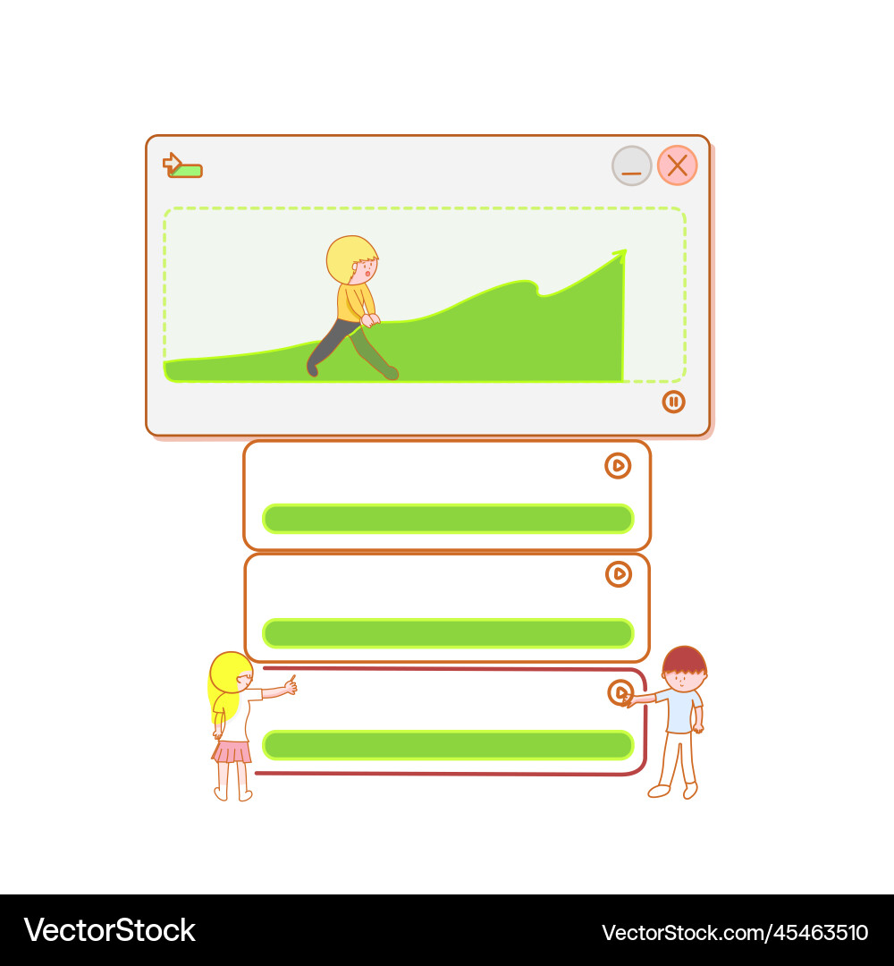 Make progress every day Make progress every day Vector Image