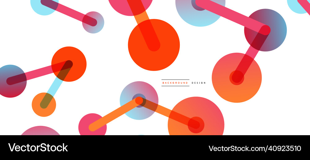Network concept abstract background dots Vector Image