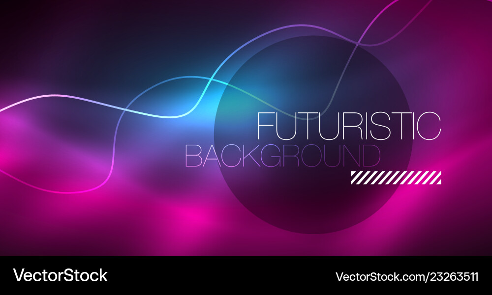 Abstract shiny glowinng color wave design element Abstract shiny glowinng color wave design element Vector Image