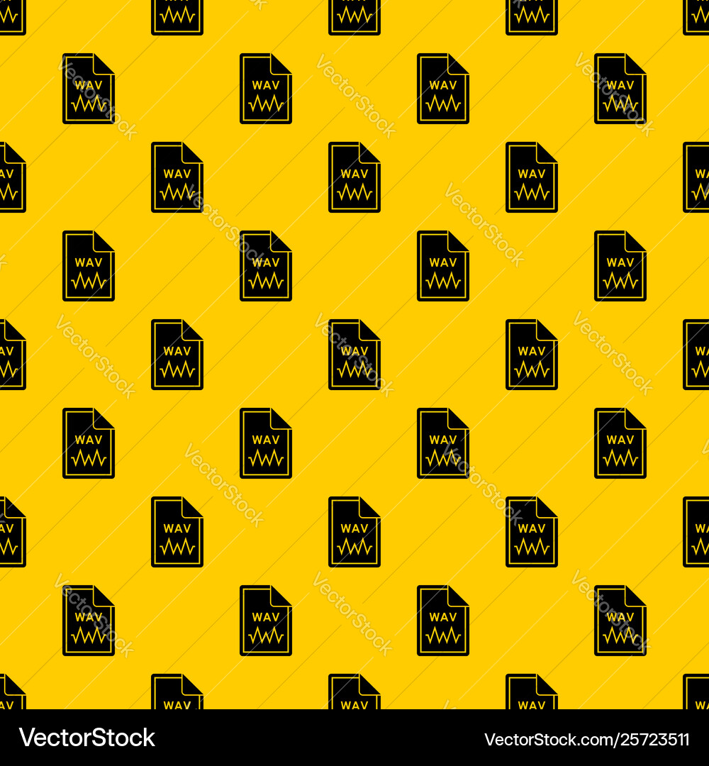 File wav pattern File wav pattern vector image