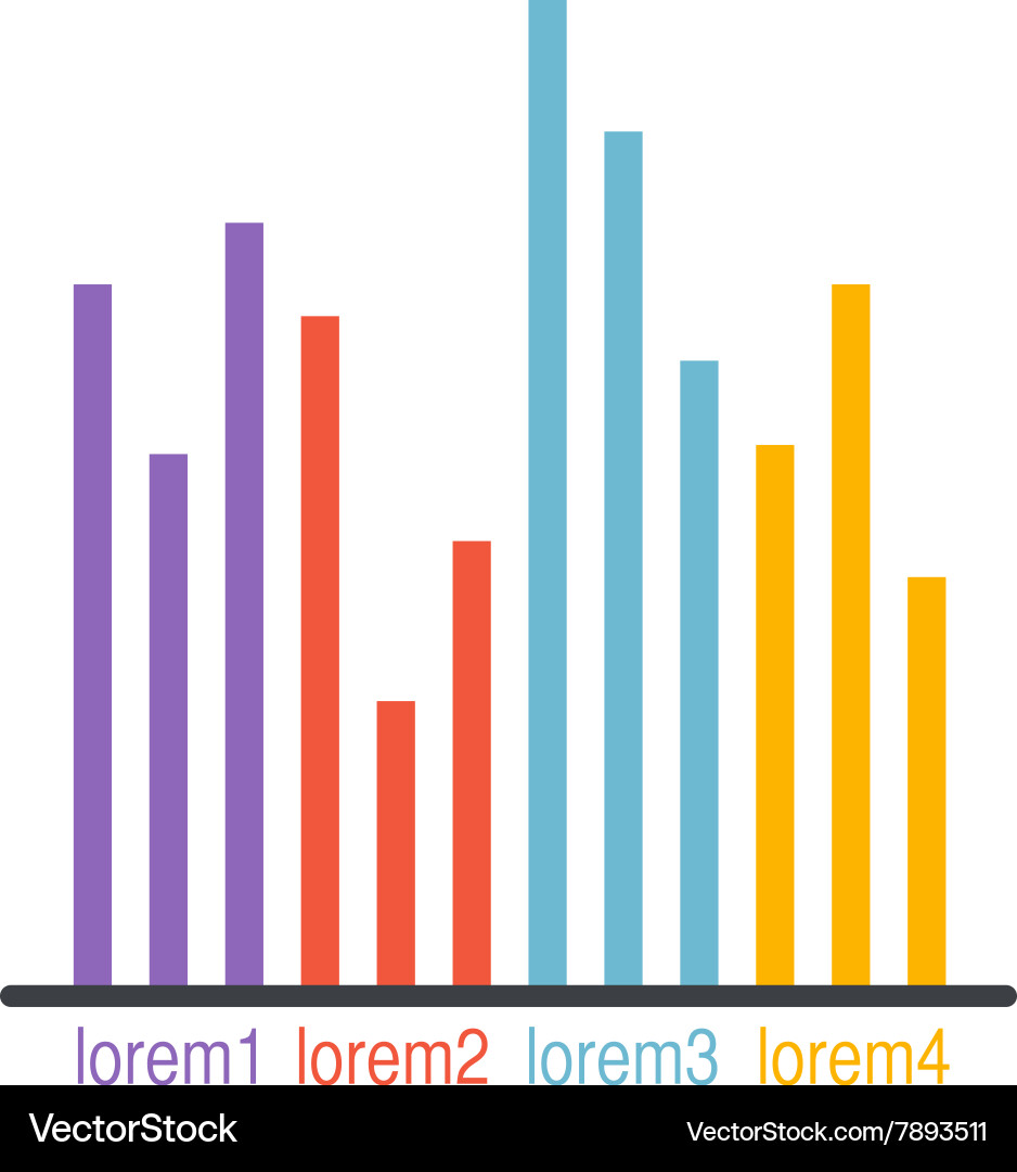 Graph elements Vector Image