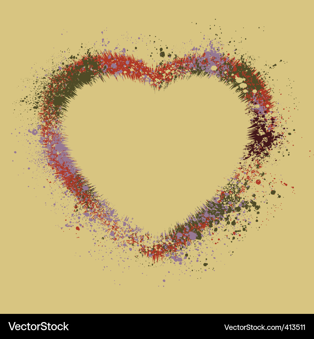 Heart design elements Vector Image