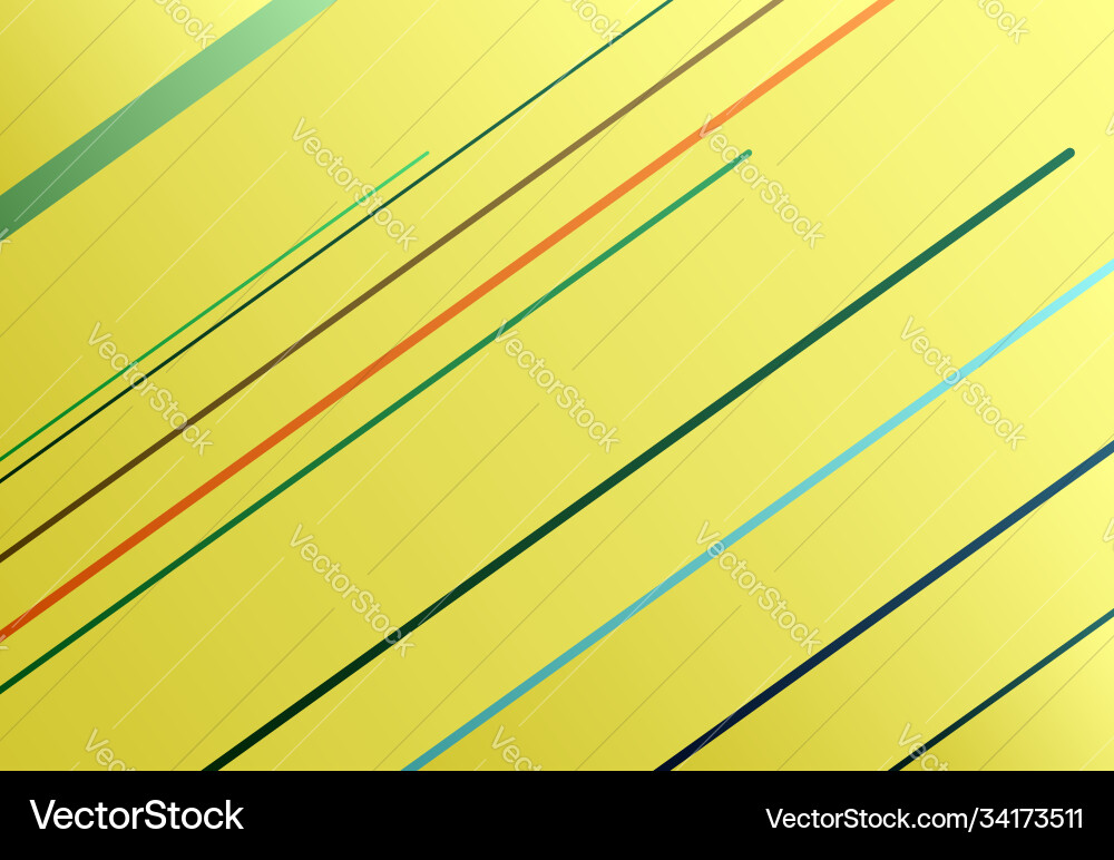 Random color lines Vector Image