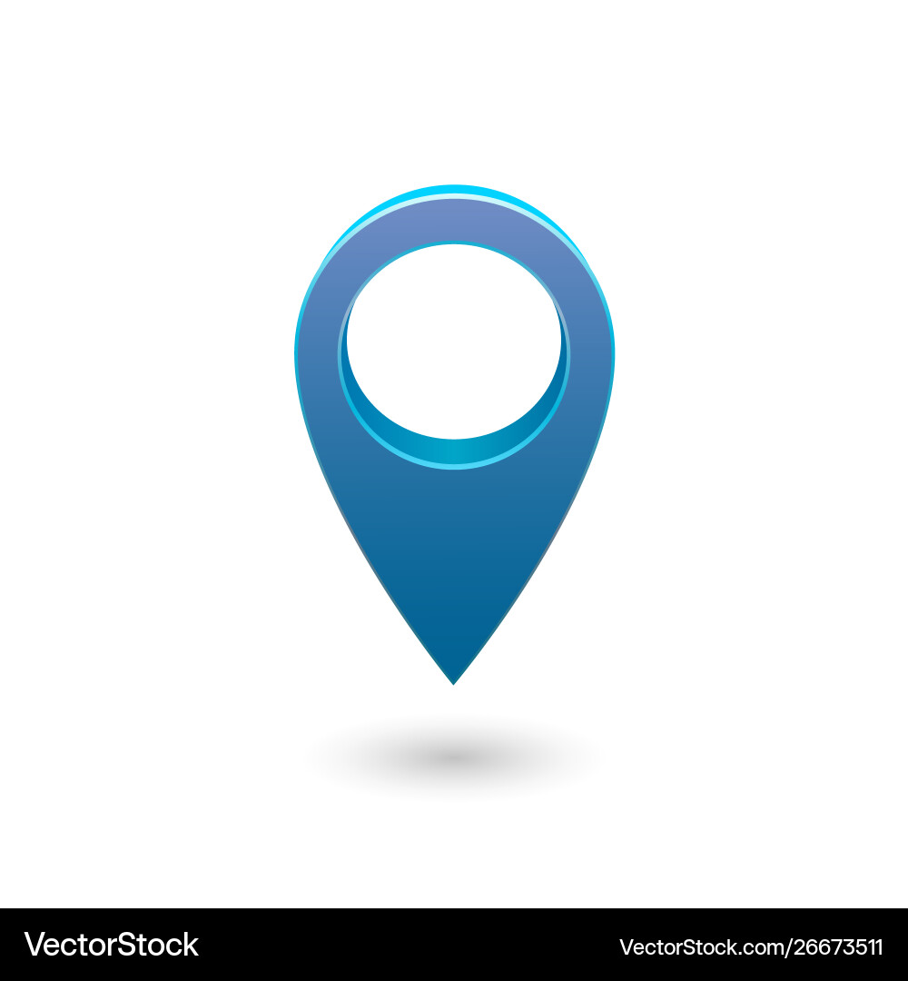 Set map pointer 3d pin location symbols Set map pointer 3d pin location symbols Vector Image