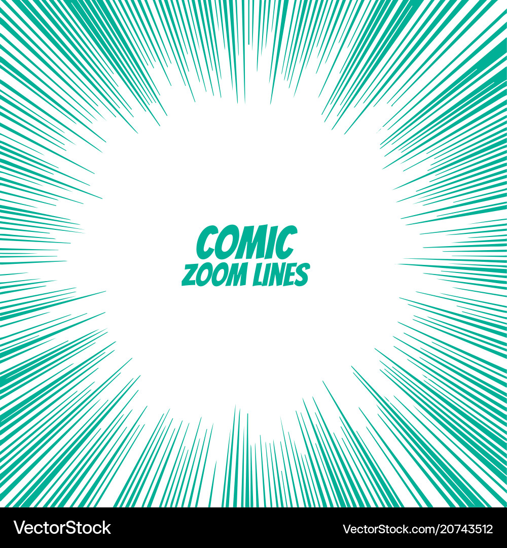 Dynamic Zoom Speed Lines Background vector image