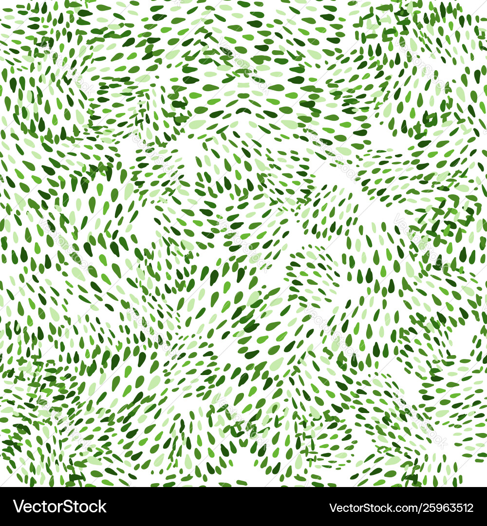 Hand drawn chaotic dots seamless pattern abstract vector image