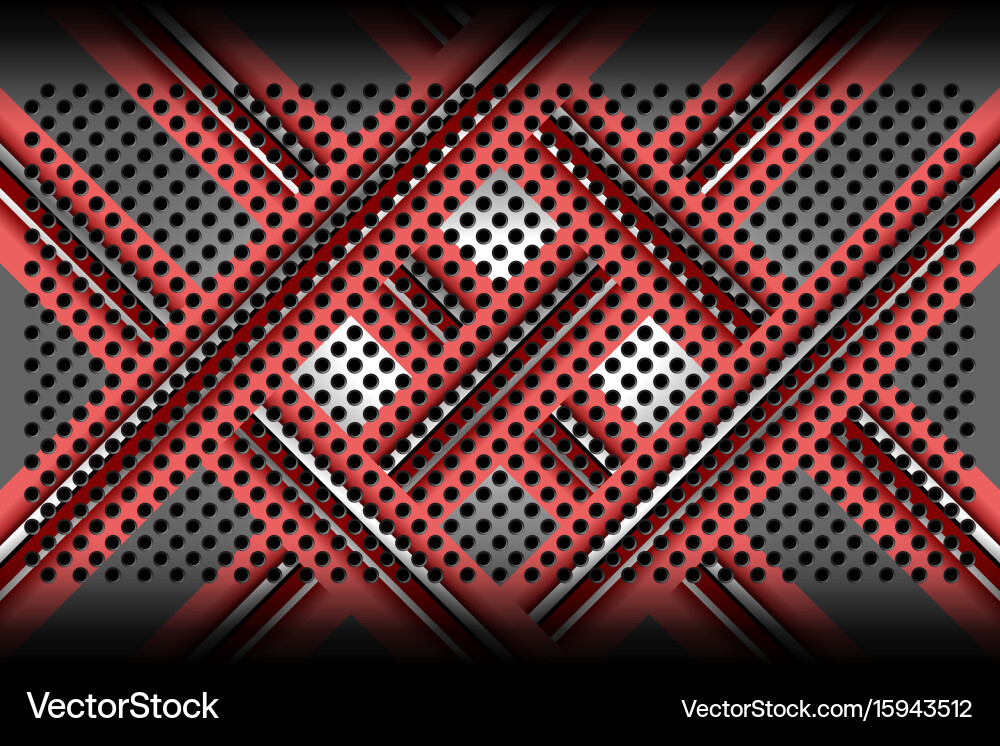 Metallic Grid Pattern Background Vector Image