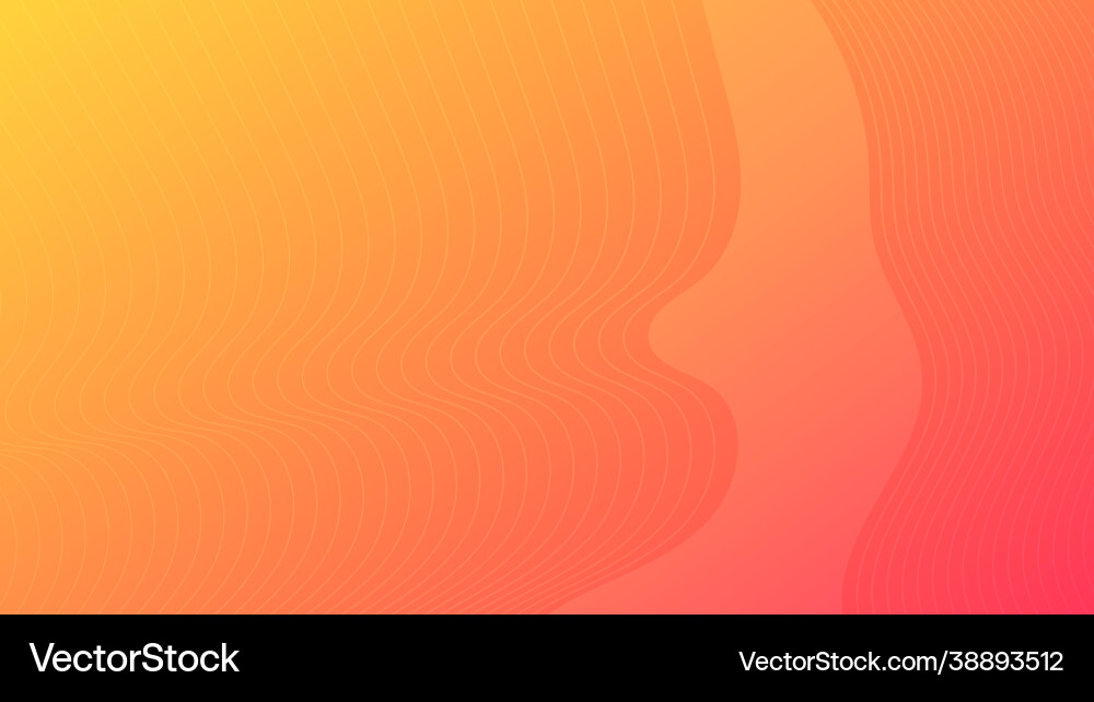 Modern colorful gradient background with lines vector image